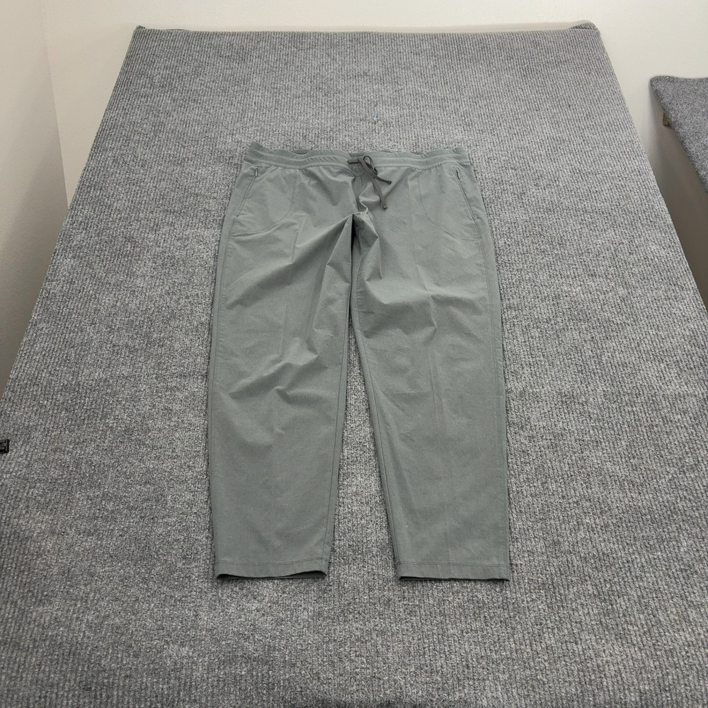 Kuhl Pants Womens XL Grey Polyester Spandex Drawstring Hiking Outdoor Utility